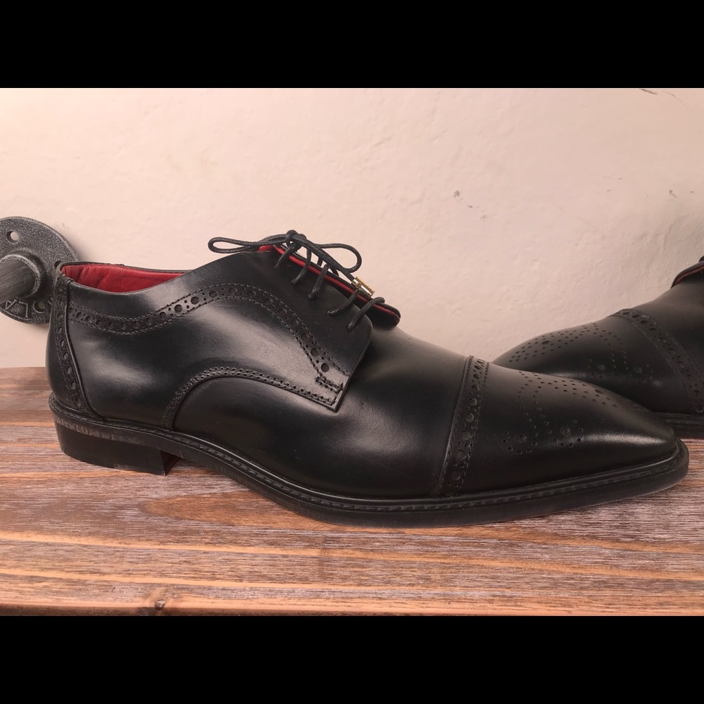 Lethato Brogue Captoe Oxford/Derby Genuin Leather